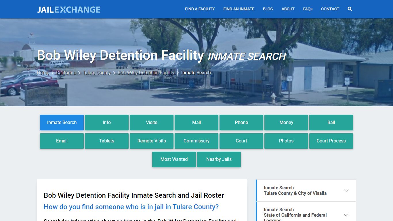 Bob Wiley Detention Facility Inmate Search - Jail Exchange